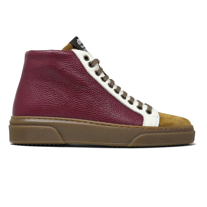 NEVADA BOOT PELLE BORDEAUX CUOIO LATTE