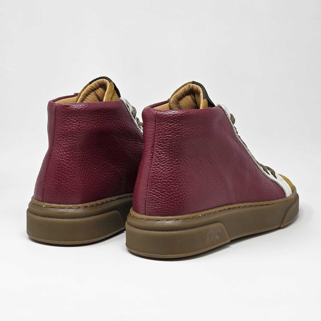 NEVADA BOOT PELLE BORDEAUX CUOIO LATTE