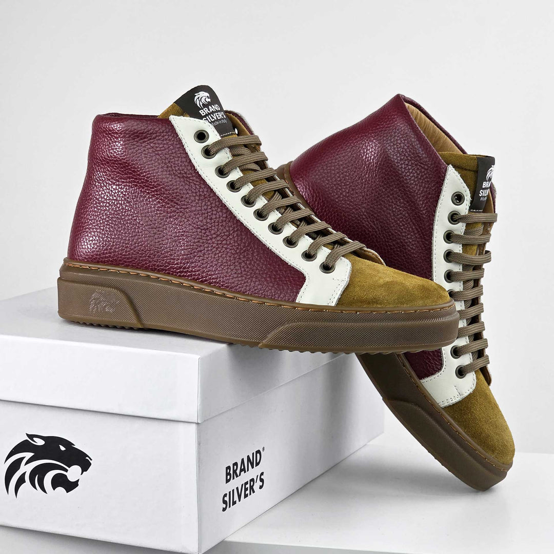 NEVADA BOOT PELLE BORDEAUX CUOIO LATTE