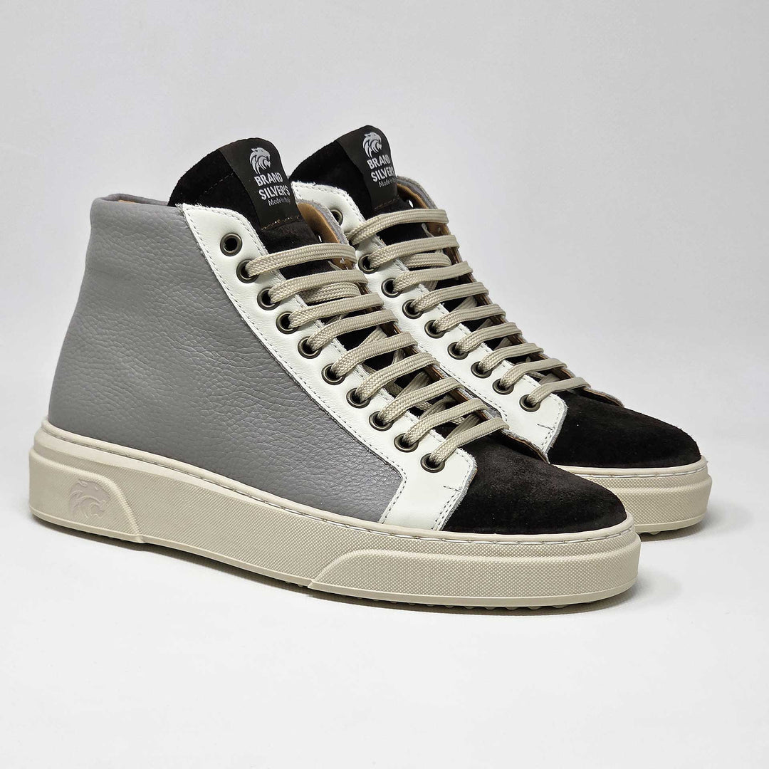 NEVADA BOOT PELLE GRIGIO MORO LATTE