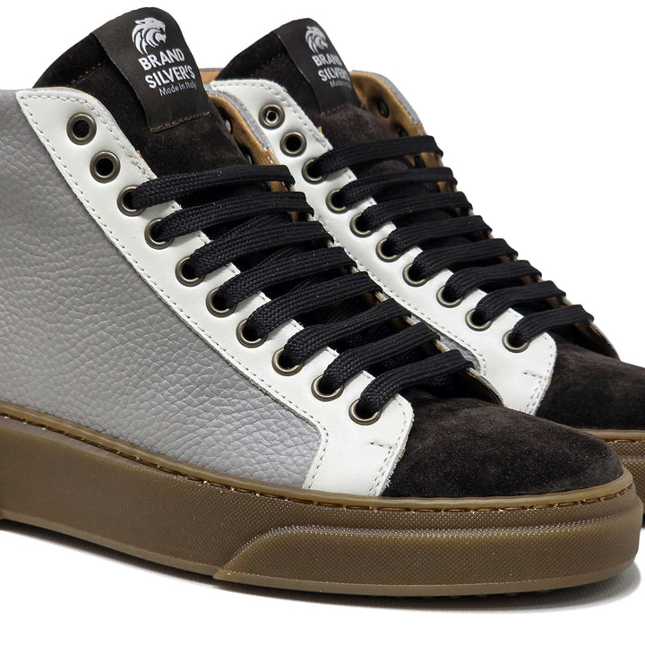 NEVADA BOOT PELLE GRIGIO MORO LATTE