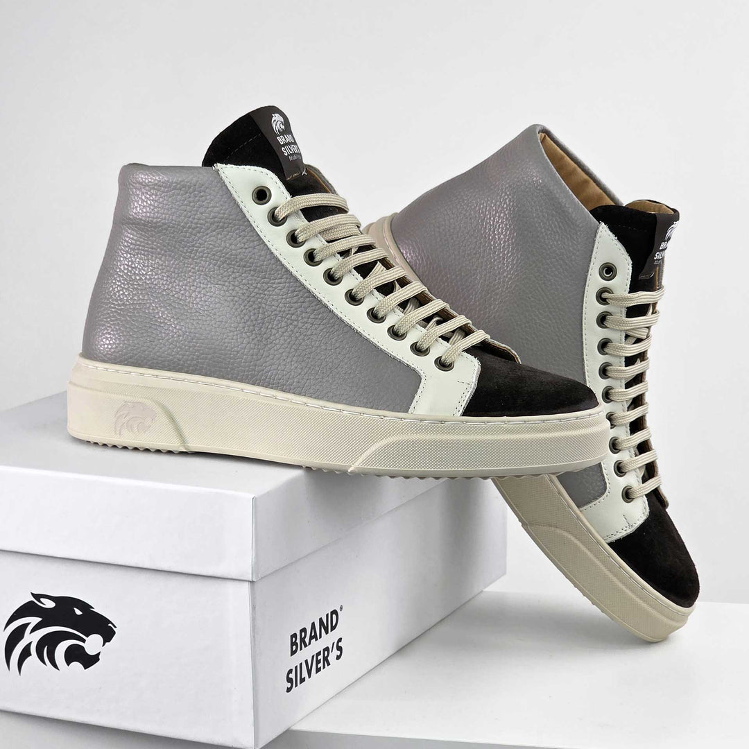 NEVADA BOOT PELLE GRIGIO MORO LATTE