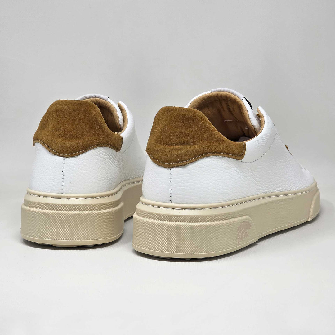 NEVADA PELLE BIANCA CAMOSCIO CUOIO