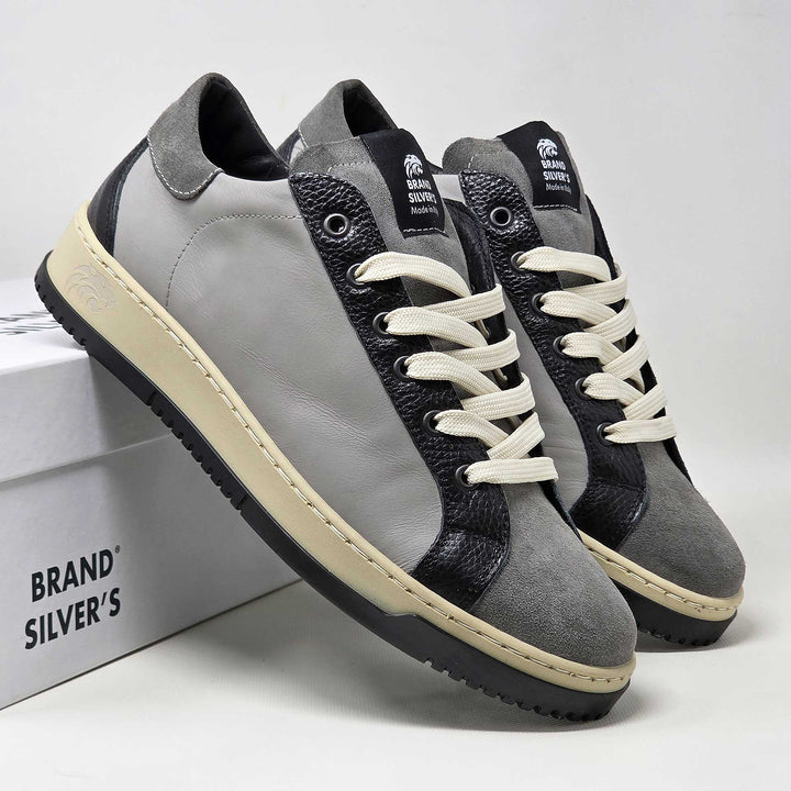 Paul black — Sneaker in pelle