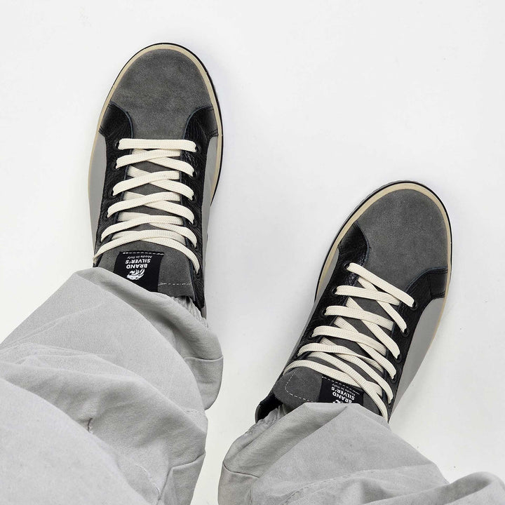 Paul black — Sneaker in pelle