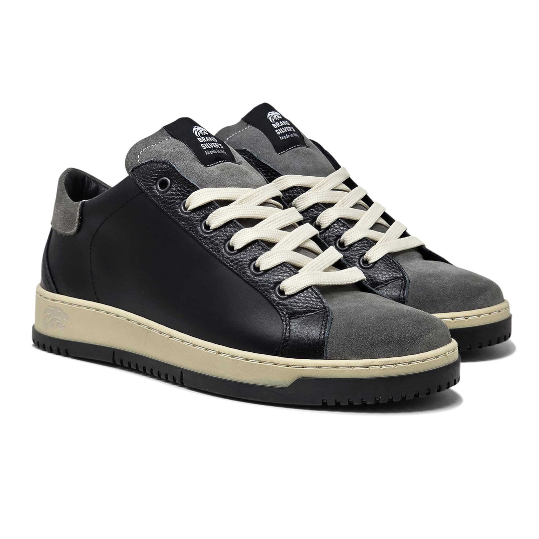 Paul black — Sneaker in pelle
