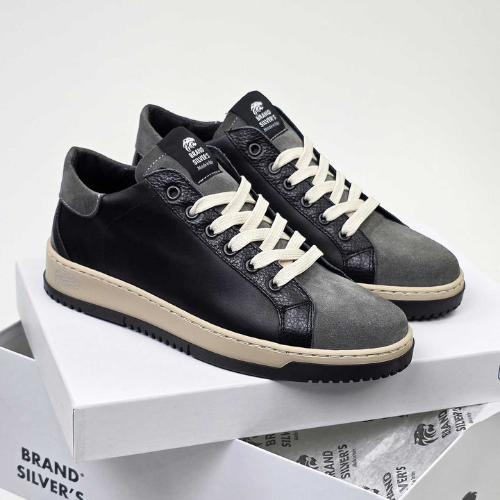 Paul black — Sneaker in pelle