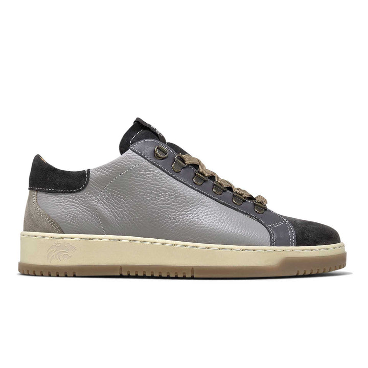 Paul star — Sneaker in pelle grigia
