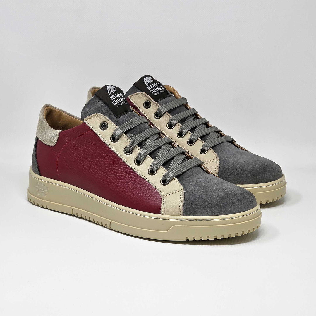 PAUL PELLE BORDEAUX GRIGIO BEIGE