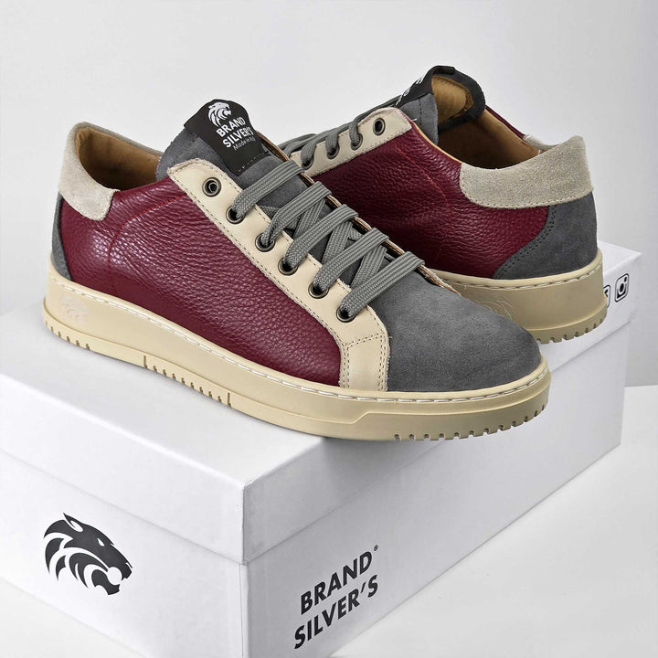 PAUL PELLE BORDEAUX GRIGIO BEIGE