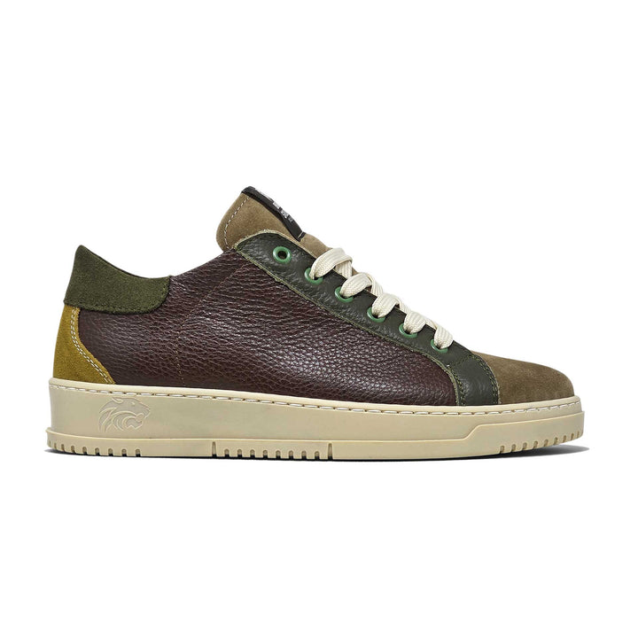PAUL PELLE CASTAGNA VERDE TAUPE SENAPE