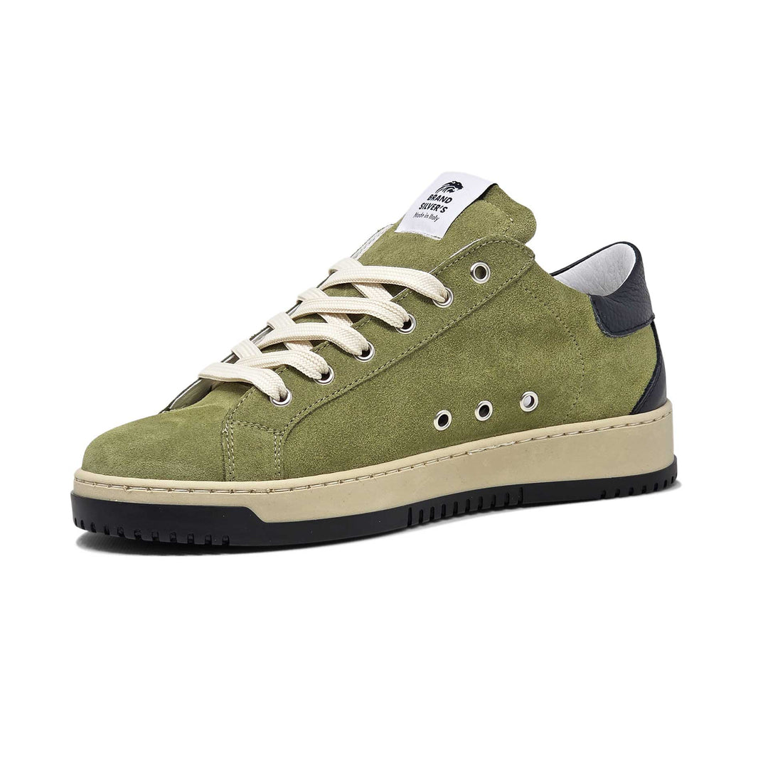 PAUL STAR CAMOSCIO VERDE KIWI PELLE NERO