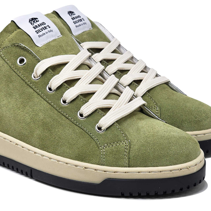PAUL STAR CAMOSCIO VERDE KIWI PELLE NERO