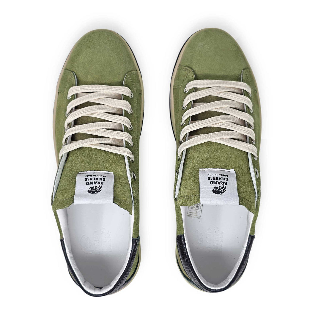 PAUL STAR CAMOSCIO VERDE KIWI PELLE NERO