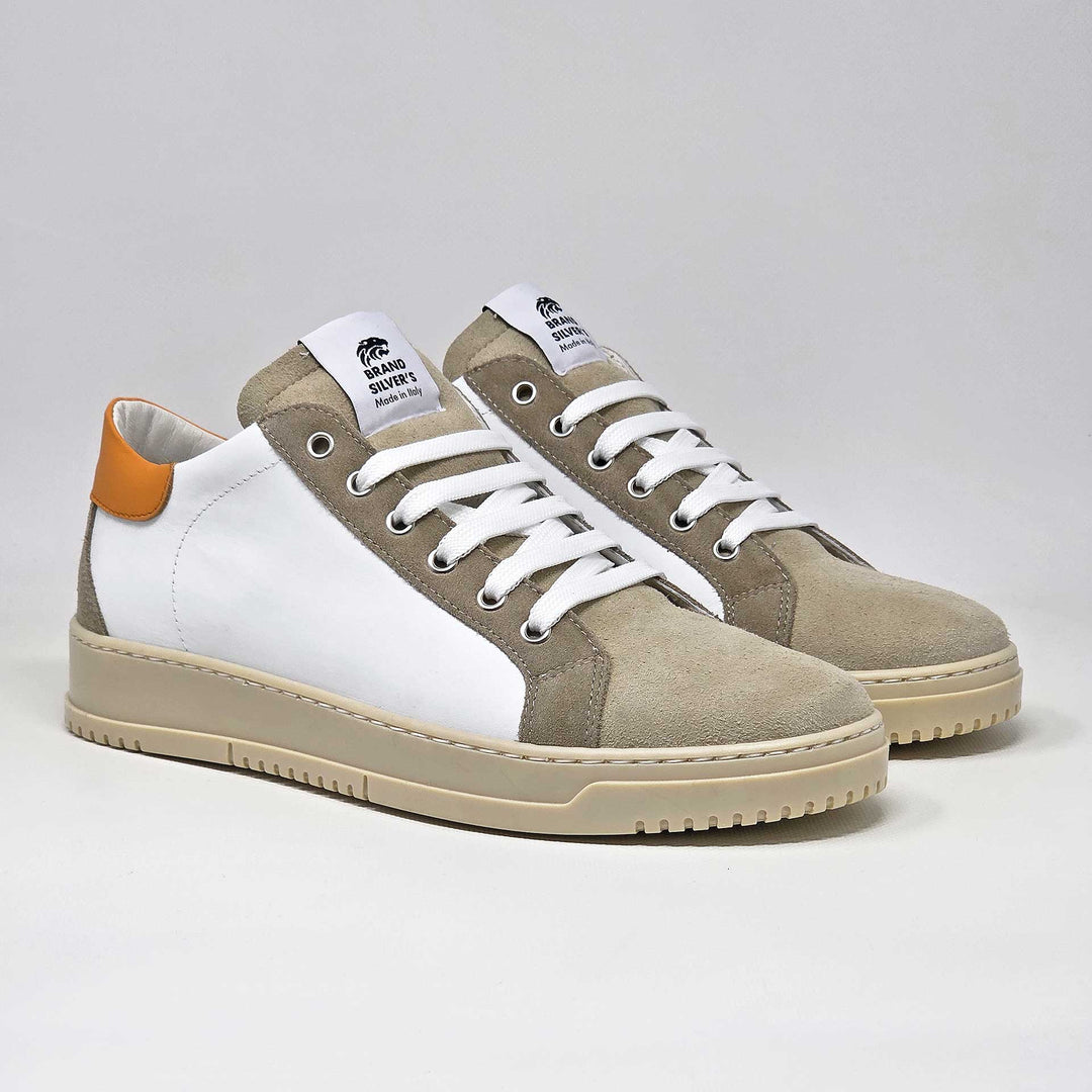 PAUL PELLE BIANCA ARANCIONE BEIGE