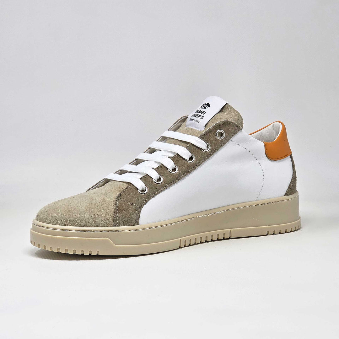 PAUL PELLE BIANCA ARANCIONE BEIGE