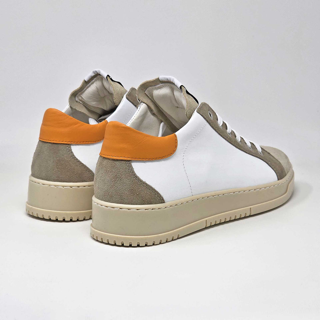 PAUL PELLE BIANCA ARANCIONE BEIGE