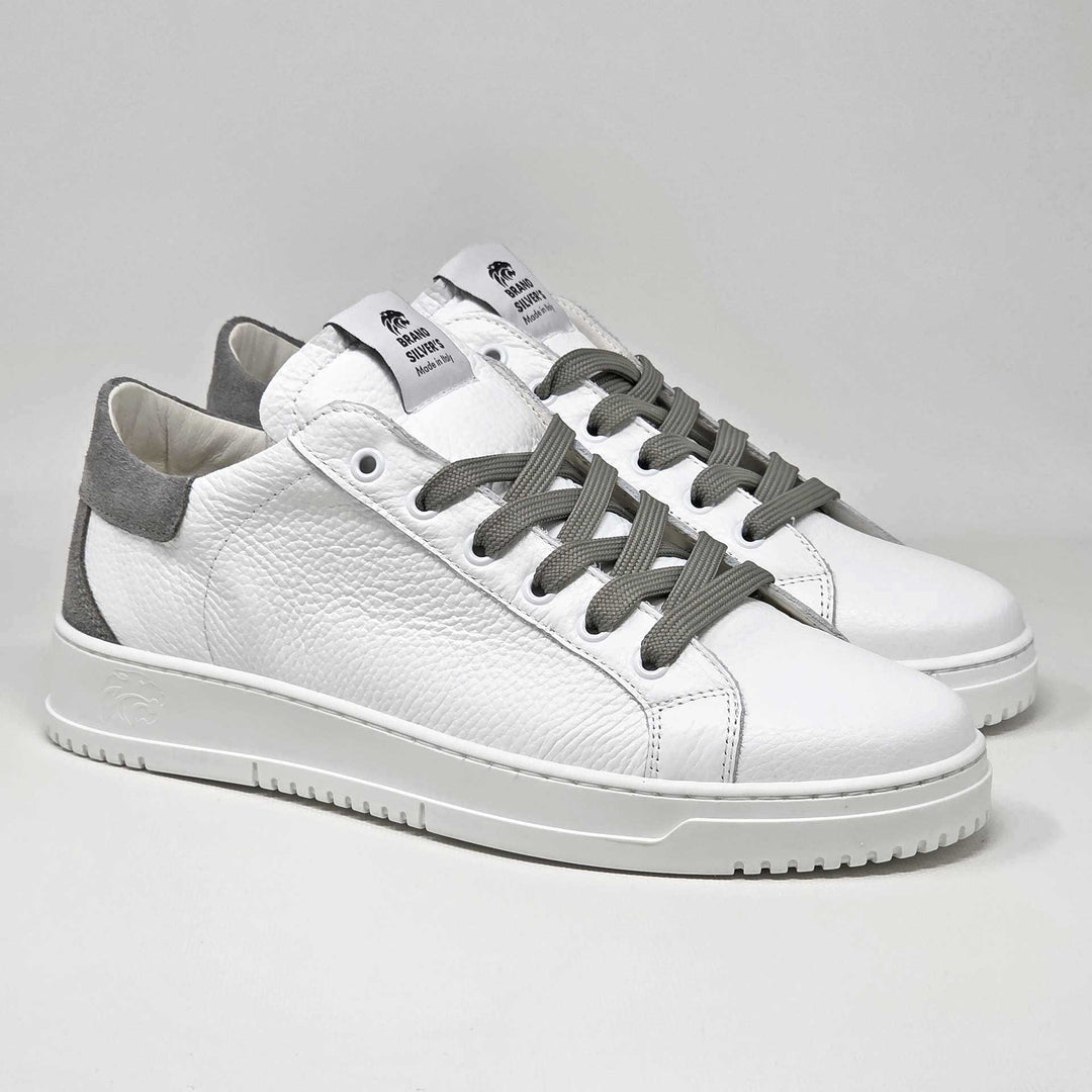 PAUL PELLE BIANCA CAMOSCIO GRIGIO