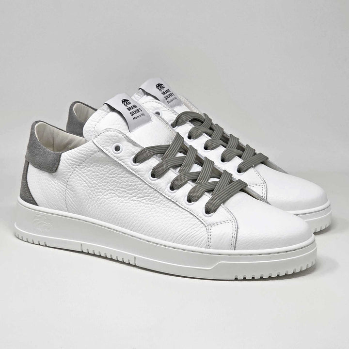 PAUL PELLE BIANCA CAMOSCIO GRIGIO