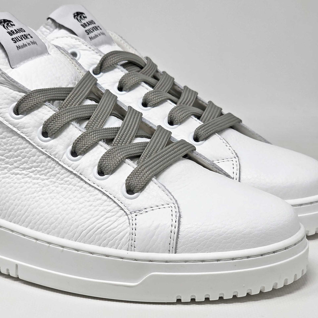 PAUL PELLE BIANCA CAMOSCIO GRIGIO