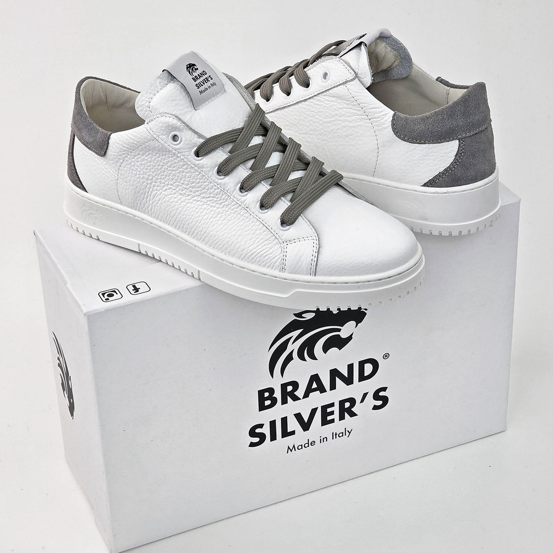 PAUL PELLE BIANCA CAMOSCIO GRIGIO