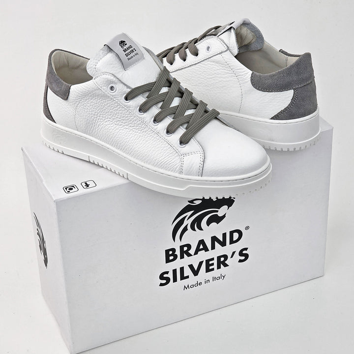 PAUL PELLE BIANCA CAMOSCIO GRIGIO
