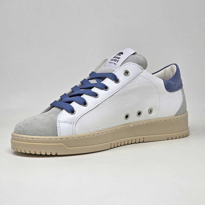 PAUL PELLE BIANCO CAMOSCIO JEANS