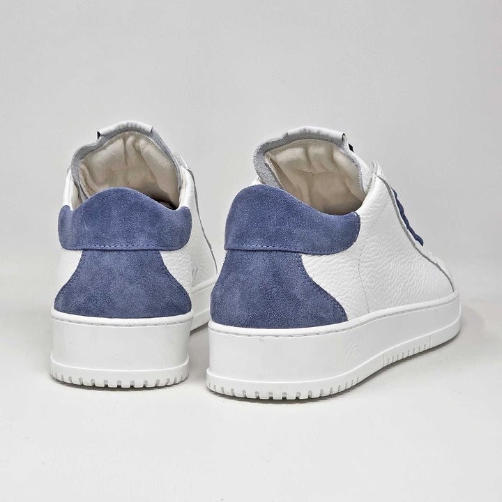 PAUL PELLE BIANCA CAMOSCIO BLU JEANS