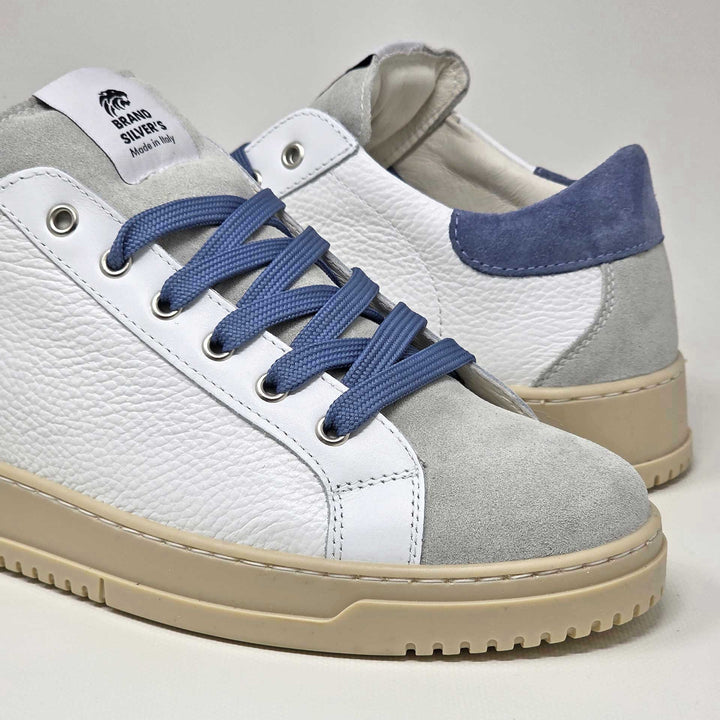 PAUL PELLE BIANCO CAMOSCIO JEANS