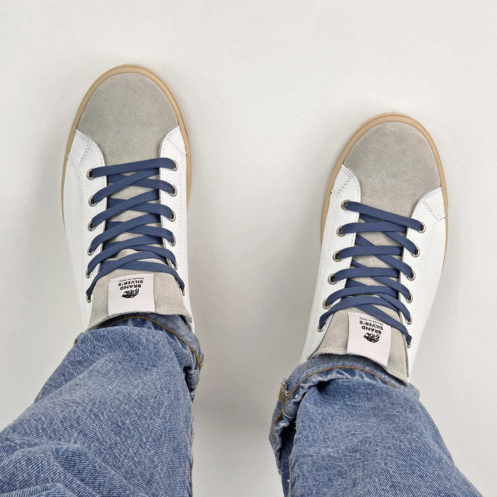 PAUL PELLE BIANCO CAMOSCIO JEANS