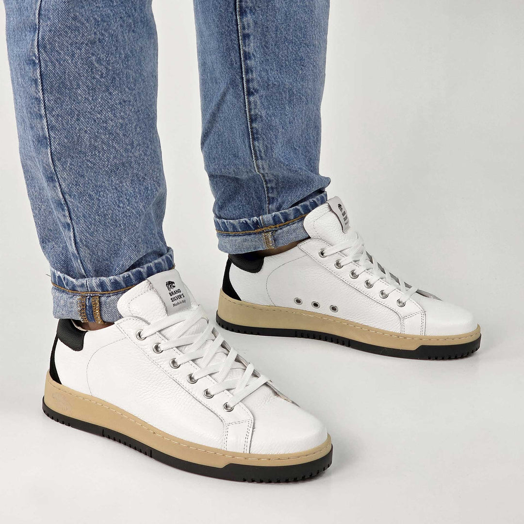PAUL STAR PELLE BIANCO NERA