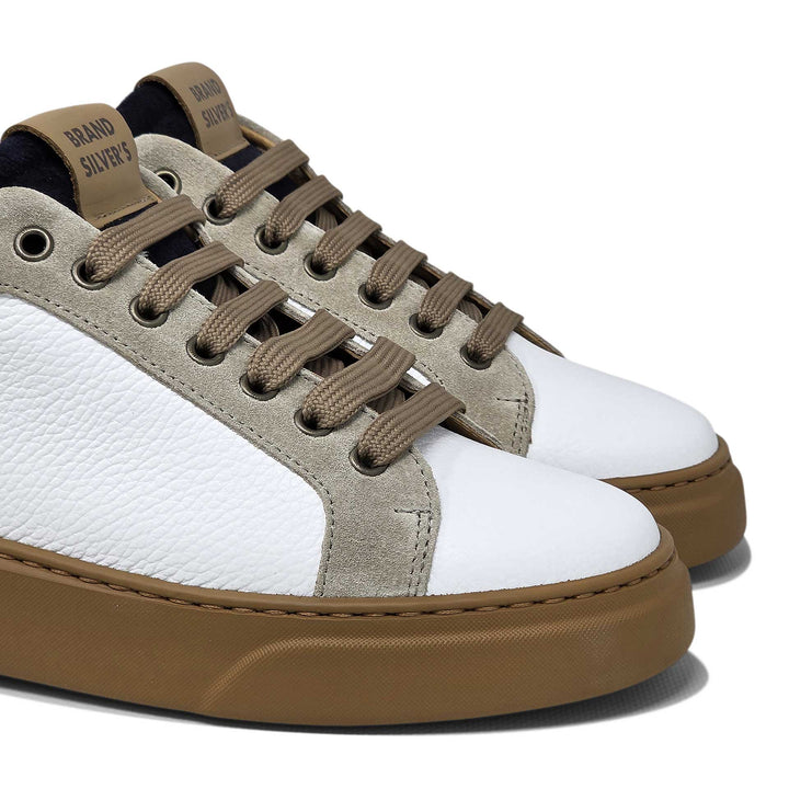 Siena — Sneaker in pelle bianca