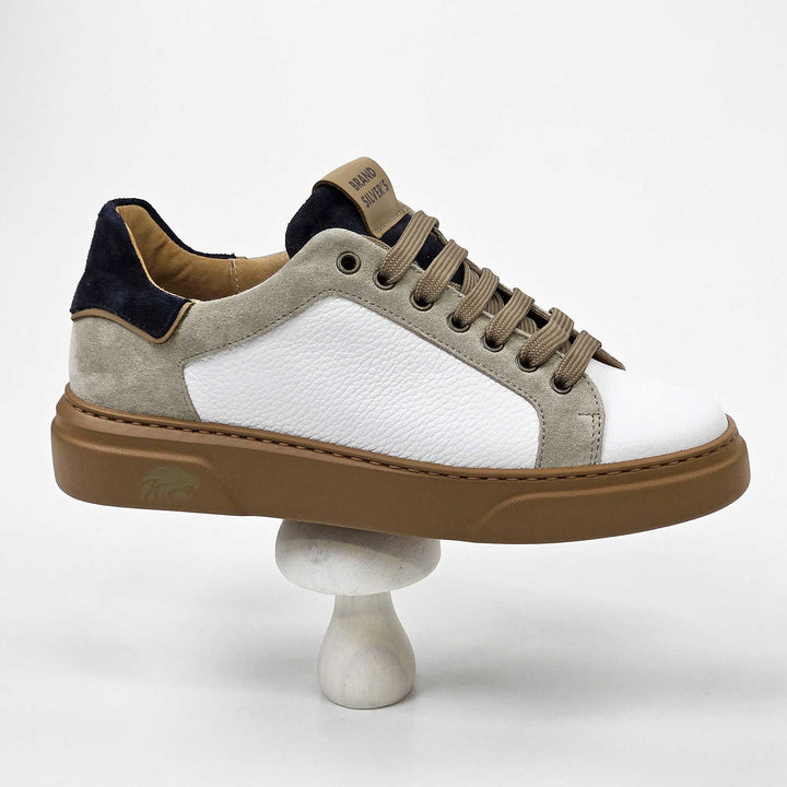 Siena — White leather sneakers