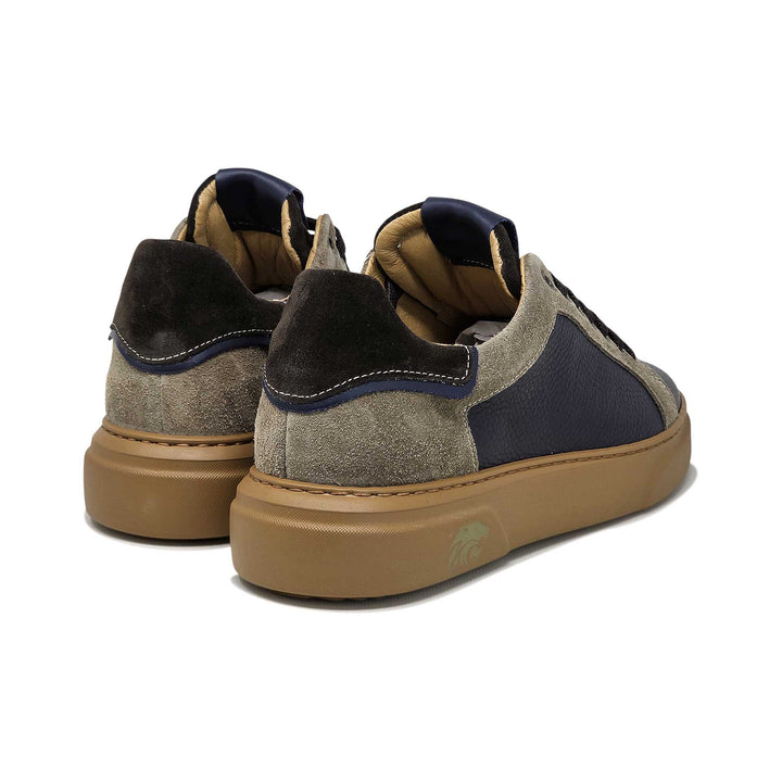 Siena — Sneaker in pelle blu navy