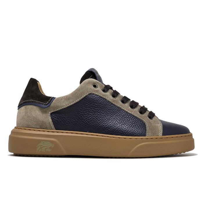 Siena — Sneaker in pelle blu navy