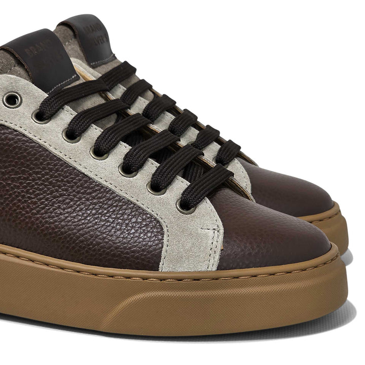 Siena — Sneaker in pelle castagna