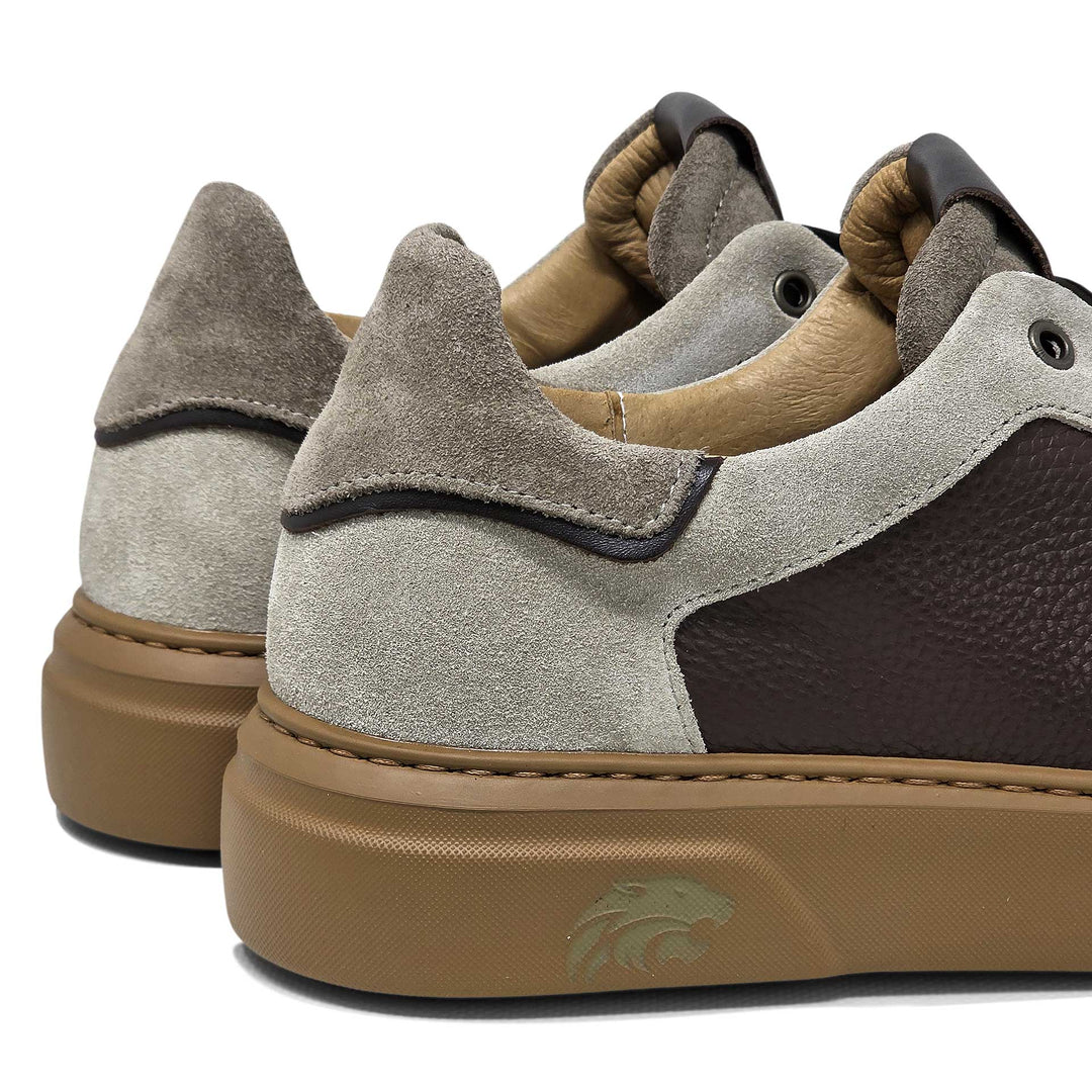 Siena — Sneaker in pelle castagna