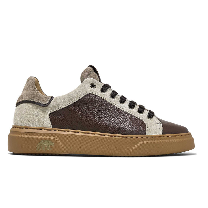 Siena — Sneaker in pelle castagna