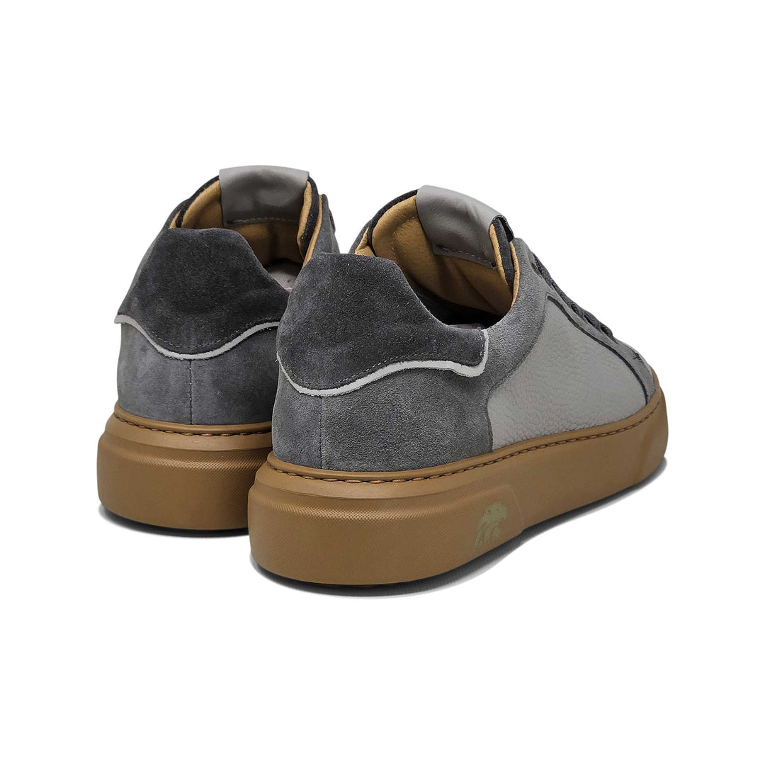 Siena — Sneaker in pelle grigio mix