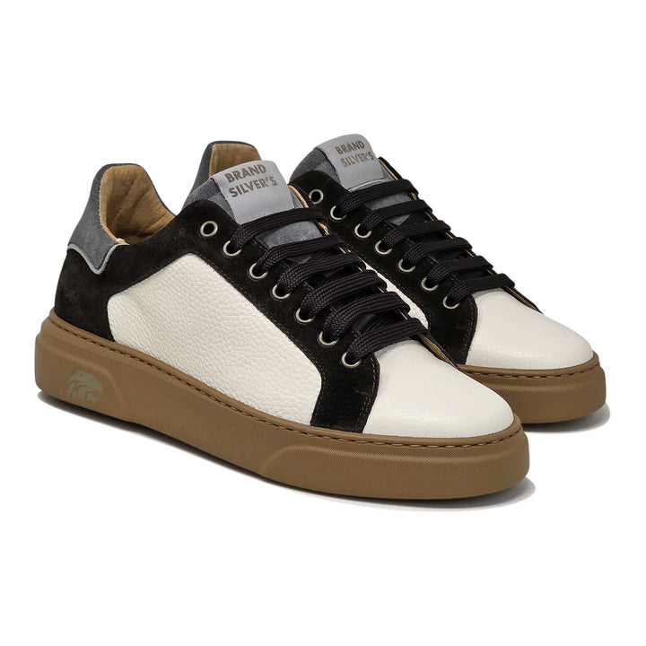 Siena — Sneaker in pelle latte