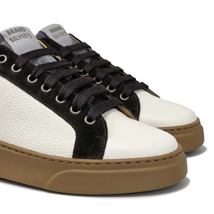 Siena — Sneaker in pelle latte