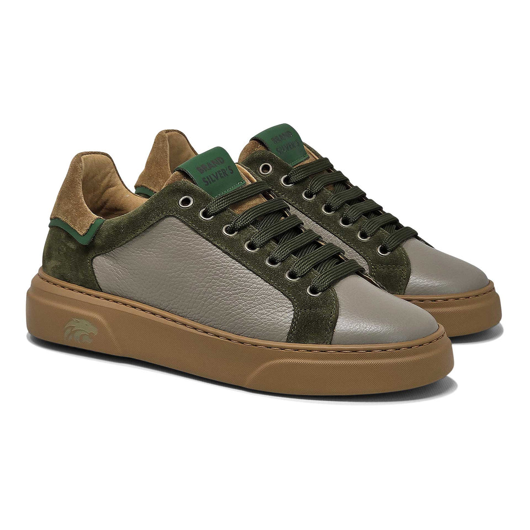Siena — Sneaker in pelle taupe