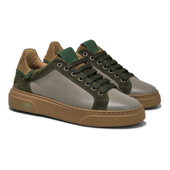 Siena — Sneaker in pelle taupe