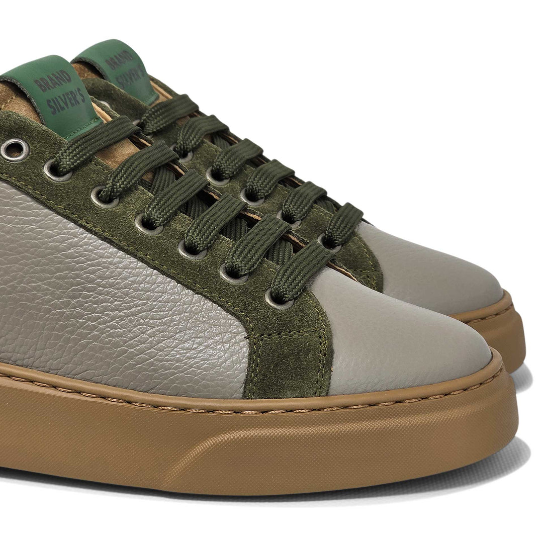 Siena — Sneaker in pelle taupe