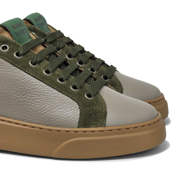 Siena — Sneaker in pelle taupe