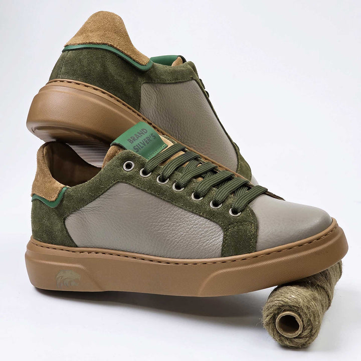 Siena — Taupe leather sneaker