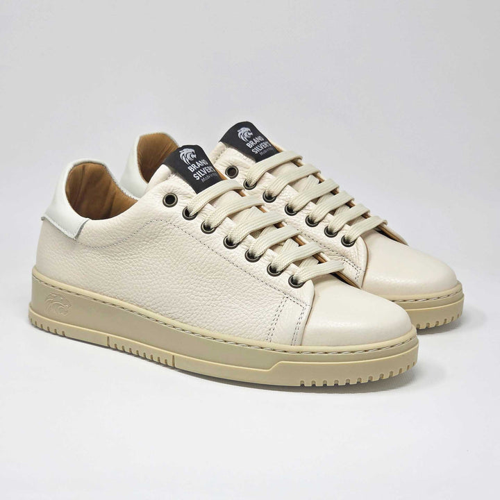 VALENCIA IN MILK GREY BROWN LEATHER