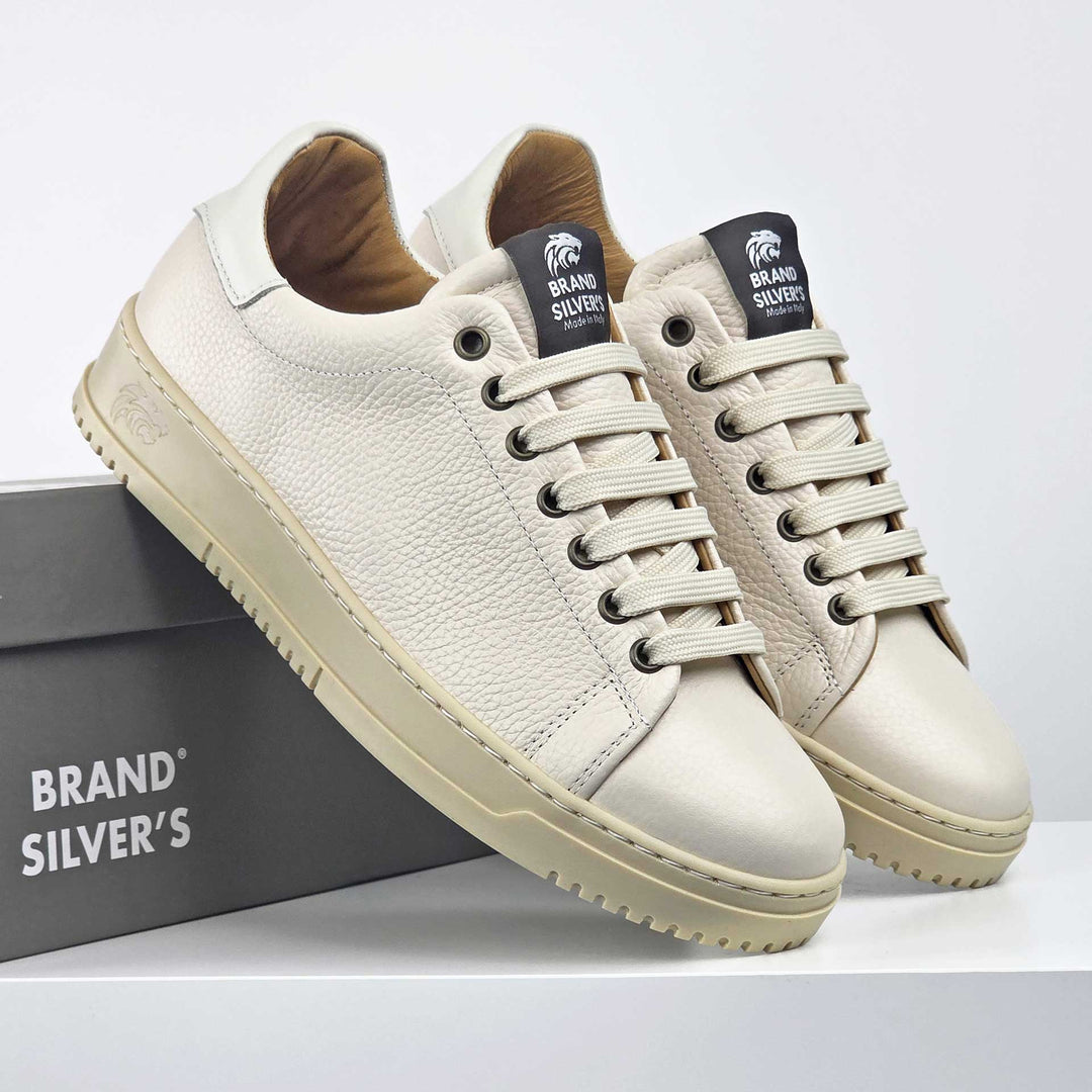 VALENCIA IN MILK GREY BROWN LEATHER