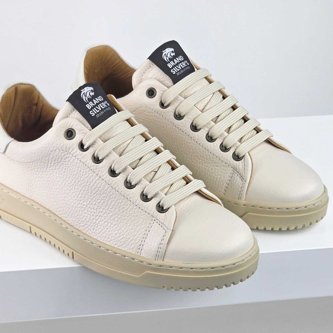 VALENCIA IN MILK GREY BROWN LEATHER