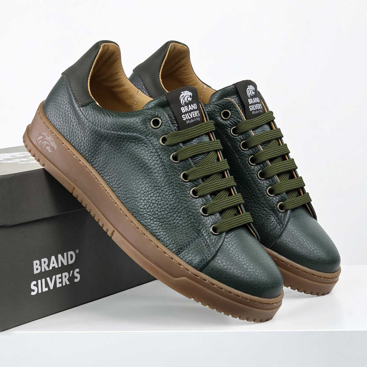 VALENCIA IN MILK GREY BROWN LEATHER